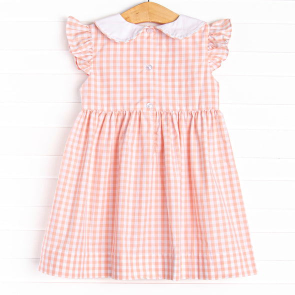 Shepherding Fields Smocked Dress, Pink