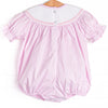 Baby Bunnies Smocked Bubble, Pink