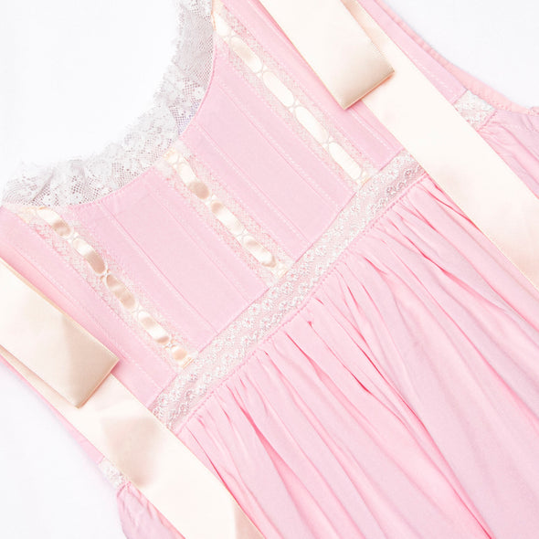 Heirloom Sleeveless Dress, Pink