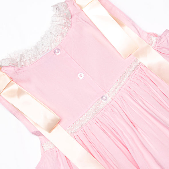 Heirloom Sleeveless Dress, Pink