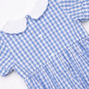 Shepherding Fields Smocked Bubble, Blue