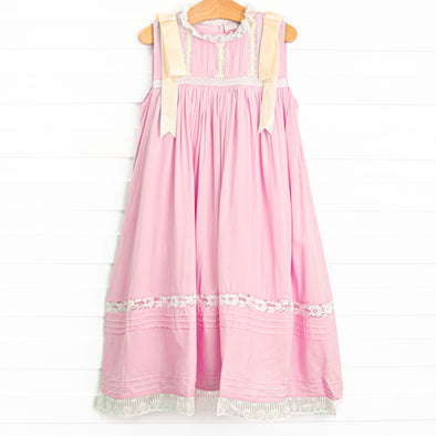 Heirloom Sleeveless Dress, Pink