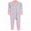 By the Bay Blooms Bamboo Zippy Pajama, Pink