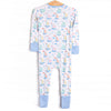 Dock Days Bamboo Zippy Pajama, Blue