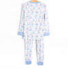 Dock Days Bamboo Pajama Set, Blue