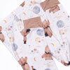 To the Moon Teddy Bamboo Pajama Set, Tan