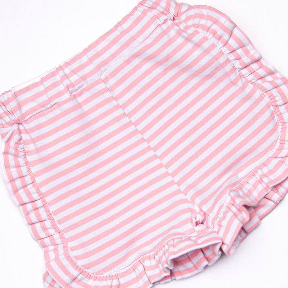 Calla Short Set, Light Pink Stripe