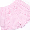 Gone Golfin' Smocked Ruffle Short Set, Pink Gingham