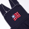 Old Glory Applique Sunsuit, Navy