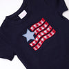 Old Glory Applique Short Set, Navy