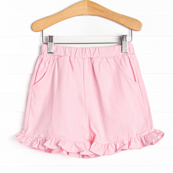 Nora Knit Ruffle Pocket Shorts, (6 Colors)