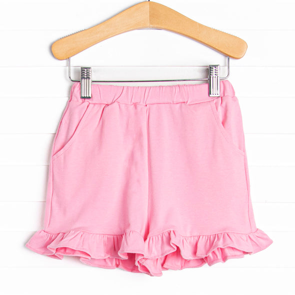 Nora Knit Ruffle Pocket Shorts, (6 Colors)