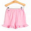 Nora Knit Ruffle Pocket Shorts, (6 Colors)