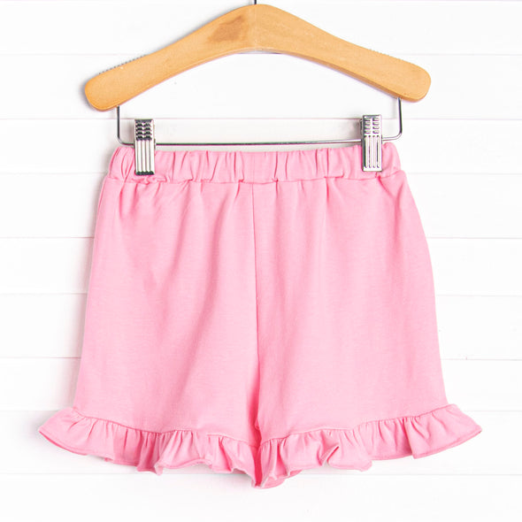 Nora Knit Ruffle Pocket Shorts, (6 Colors)