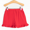 Nora Knit Ruffle Pocket Shorts, (6 Colors)