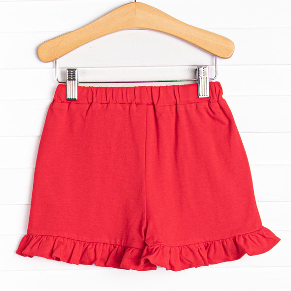 Nora Knit Ruffle Pocket Shorts, (6 Colors)