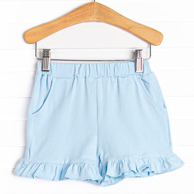 Nora Knit Ruffle Pocket Shorts, (6 Colors)