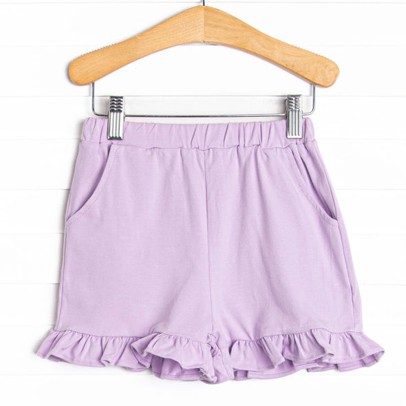 Nora Knit Ruffle Pocket Shorts, (6 Colors)