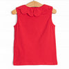 Samantha Scalloped Collar Sleeveless Top, (4 Colors)