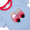 Rescue Squad Applique Short Set, Blue