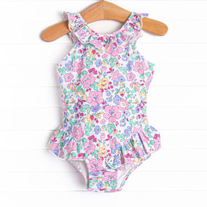 By the Bay Blooms One Piece, Pink