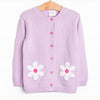 Daisy Days Cardigan, Purple