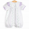 Wisteria Lanes Bubble Romper, Purple