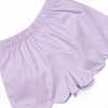 Wisteria Lanes Ruffle Short Set, Purple