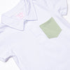 Levi Short Set, Light Green Stripe