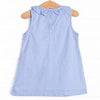 Berry Good Time Applique Pocket Dress, Blue