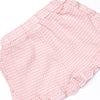 Watercolor Whales Ruffle Short Set, Pink