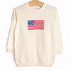 Grand Old Flag Sweater, White