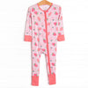 Pineberry Picnic Bamboo Zippy Pajama, Pink