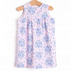 Blue Bundle Bows Dress, Pink