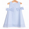 Stevie Gingham Dress, Blue