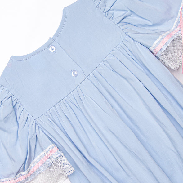 Adelaide Heirloom Dress, Blue