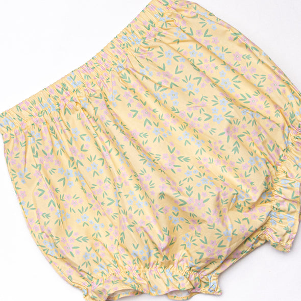 Garden Party Diaper Set, Yellow