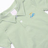 Golf Course Greens Embroidered Polo, Green