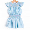 Simple Sprouts Smocked Skirt Set, Blue