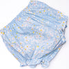 Fluttering Fields Smocked Diaper Set, Blue