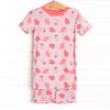 Pineberry Picnic Bamboo Pajama Short Set, Pink