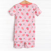 Pineberry Picnic Bamboo Pajama Short Set, Pink