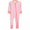 Recital Roses Bamboo Zippy Pajama, Pink