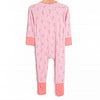 Recital Roses Bamboo Zippy Pajama, Pink