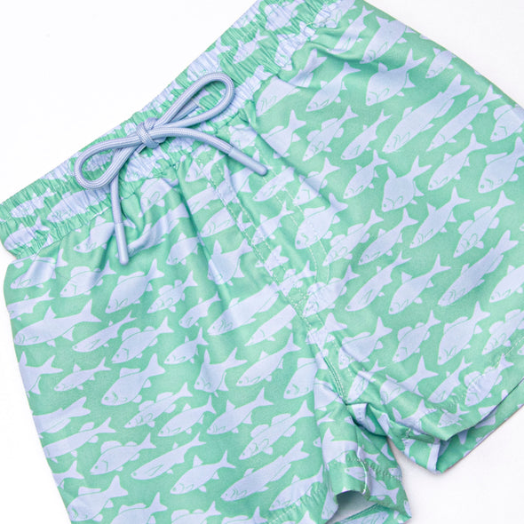 Lake Day Swim Trunks, Green