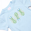 Picnic Pals Applique Top, Blue