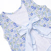 Little Miss Daisy Sleeveless Short Set, Blue