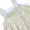 Honeysuckle Spring Smocked Ruffle Short Set, Blue