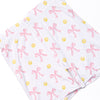 Big Point Bows Bamboo Pajama Short Set, Pink