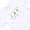 Little Leap Frog Smocked Short Set, Green